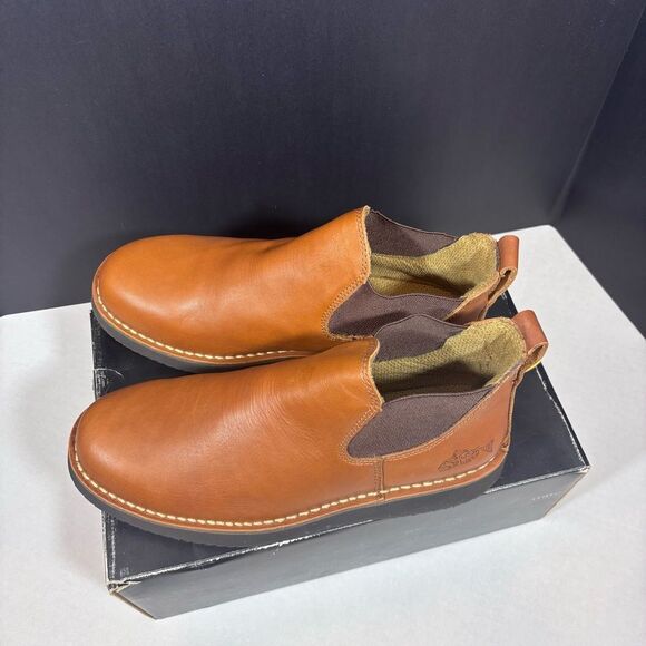 Chinook Work Romeo II Heritage Tan Leather Slip-On Shoe NEW in box Size 10 - Picture 8 of 15